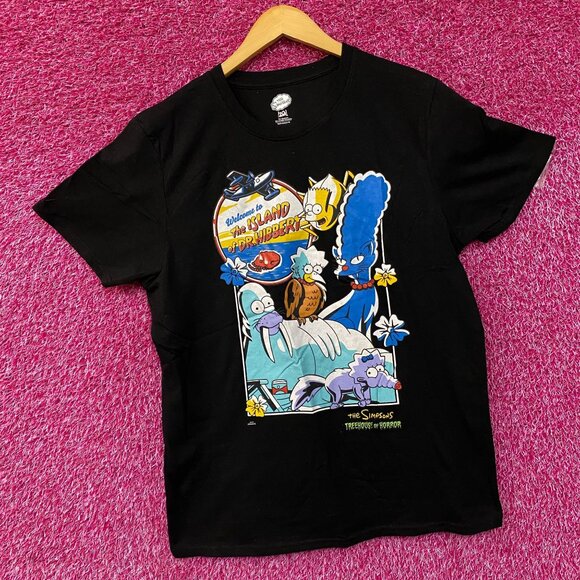 The Simpsons The Island Of Dr. Hibbert Treehouse Of Horror T-Shirt large - Picture 3 of 4
